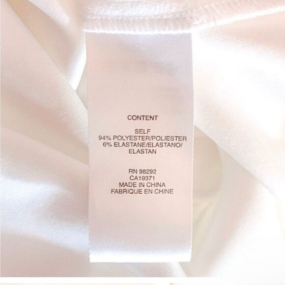 TIBI Structured Crepe Sleeveless White Tank NWT - Picture 8 of 13